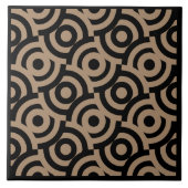 Damask stof decoratieve print tegeltje (Voorkant)