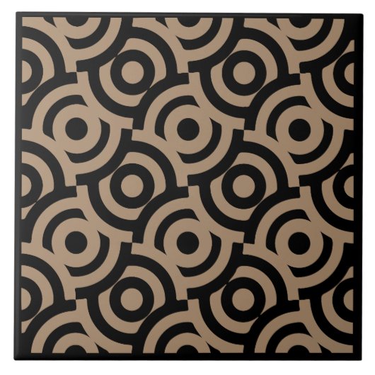 Damask stof decoratieve print tegeltje (Voorkant)