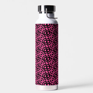 Damask stof decoratieve print waterfles