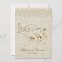 Damask Swan Elegance Ivoor - repetitie diner