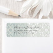 Damask Swirls Lace Dream Custom Label (Insitu)