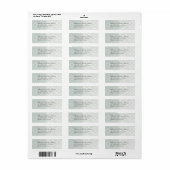Damask Swirls Lace Dream Custom Label (Full Sheet)