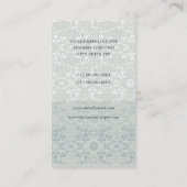 Damask Swirls Lace Dream Custom Visitekaartje (Achterkant)