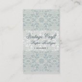 Damask Swirls Lace Dream Custom Visitekaartje (Voorkant)