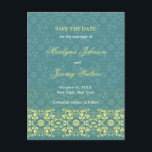 Damask Swirls Lace Peacock Opslaan van de datum Br Aankondigingskaart<br><div class="desc">Ontworpen door: fat*fa*tin. Eenvoudig aan te passen met uw eigen tekst,  foto of afbeelding. Voor douaneverzoeken,  te contacteren gelieve vet*fa*tin direct. Aangepaste kosten zijn van toepassing op www.zazzle.com/fat_fa_tin www.zazzle.com/color_therapy www.zazzle.com/fatfatin_blue_knot www.zazzle.com/fatfatin_red_knot www.zazzle.com/fatfatin_box www.zazzle.com/fatfatin_ink</div>