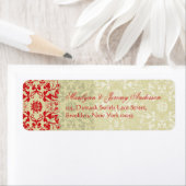 Damask Swirls Lace Spice Custom Label (Insitu)