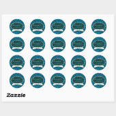 Damask Swirls Spa Salon Business Product Label (Vel)