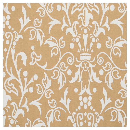 Damask Tan Stof (Swatch)