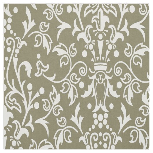 Damask Taupe Stof (Swatch)
