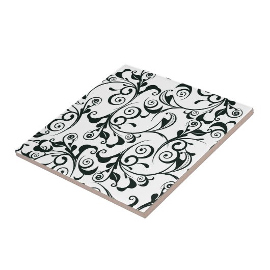 Damask Tegeltje (Zijkant)