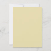  Damask Thanksgiving Diner | Geel Kaart (Achterkant)