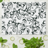 Damask Theedoek (Gevouwen)