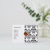 DAMASK THREEGEM VISITEKAARTJE (Staand voorkant)