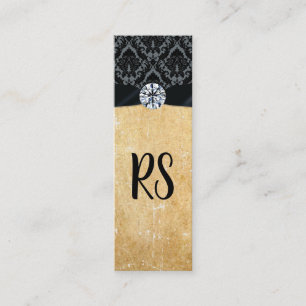 Damask Trim / Rustic / Diamond Mini Visitekaartje