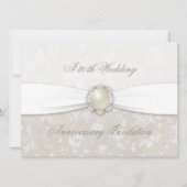 Damask uitnodiging 30ste trouwverjaardag (Voorkant)