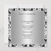 Damask uitnodiging save the date (Achterkant)