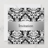 Damask uitnodiging save the date (Voorkant)