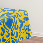 Damask Ukraine Energieert Yellow Freedom Blue Tafelkleed (Voorbeeld)