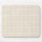 Damask Vanilla Pattern Muismat (Voorkant)