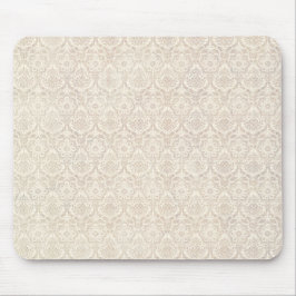 Damask Vanilla Pattern Muismat