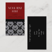 Damask Visitekaartje (Voorkant / Achterkant)