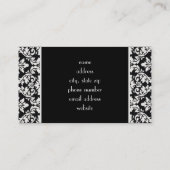 Damask Visitekaartje (Achterkant)