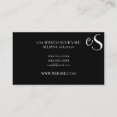 Damask Visitekaartje (Achterkant)