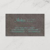 Damask Visitekaartje Interior Design (Achterkant)