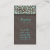 Damask Visitekaartje Interior Design 5 (Achterkant)