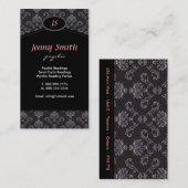 Damask ~ Visitekaartjes (Voorkant / Achterkant)