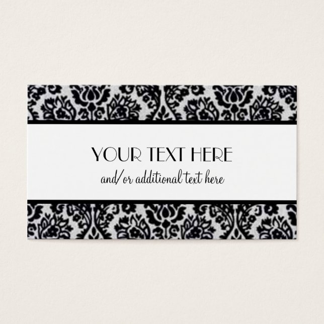 Damask Visitekaartjes (Voorkant)