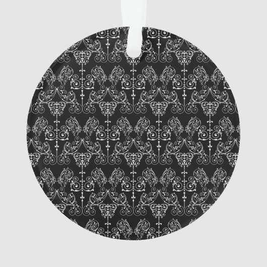  Damask Wallpaper - wit + je achtergrond. Ornament (achterkant)