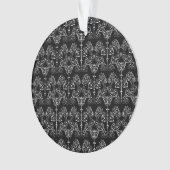  Damask Wallpaper - wit + je achtergrond. Ornament (voorkant)