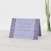 Damask Wedding Invitation - Choose BackGround (Voorkant)