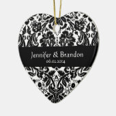 Damask Wedding Ornament (Links)