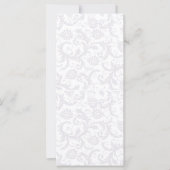 -Damask Wedding Place-kaarten (Voorkant)