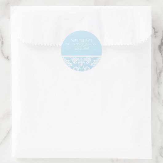 Damask Wedding Sticker (Tas)