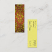 Damask Wildbloemen, ELECTRA Mini Visitekaartje (Voorkant / Achterkant)