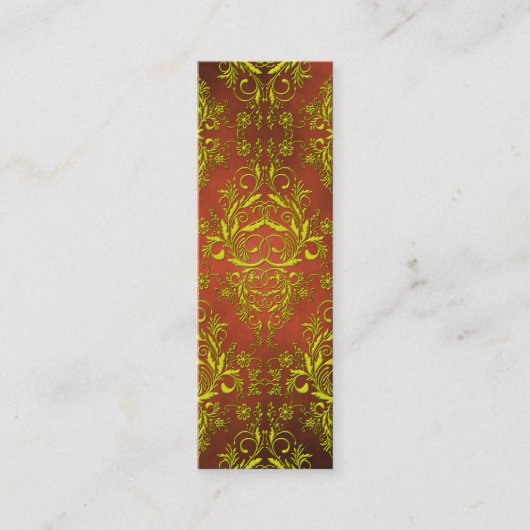 Damask Wildbloemen, ELECTRA Mini Visitekaartje (Voorkant)