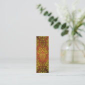 Damask Wildbloemen, ELECTRA Mini Visitekaartje (Staand voorkant)