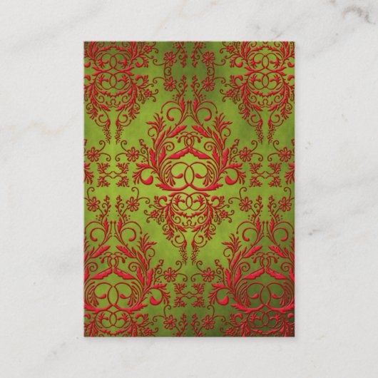 Damask Wildbloemen, ELECTRA Visitekaartje (Voorkant)