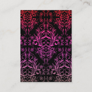 Damask Wildbloemen, MIDNIGHT MASQUERADE Visitekaartje