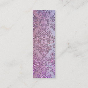 Damask Wildbloemen, WATERVERF Mini Visitekaartje