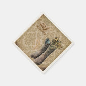 Damask Wildflower western Country Cowboylaarzen Servetten (Hoek)