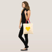 Damask Yellow-Oranje 4 Tote Bag (Voorkant (model))