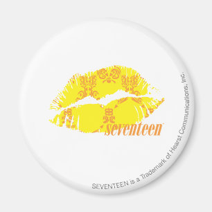Damask Yellow-Oranje Magneet