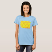 Damask Yellow-Sinaasappel 2 T-shirt (Voorkant volledig)
