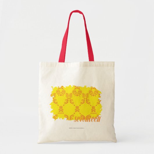 Damask Yellow-Sinaasappel 2 Tote Bag (Voorkant)