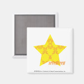 Damask Yellow-Sinaasappel 3 Magneet (Voorkant / Achterkant)