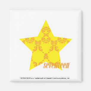 Damask Yellow-Sinaasappel 3 Magneet